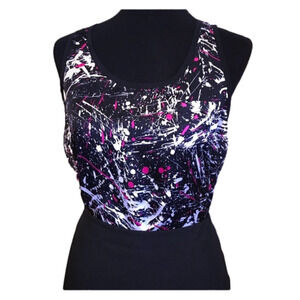 3 for $30 NWT black splatter paint Blouse size M